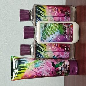 Bath & Body Works INTO THE WILD 4 Piece Body Care Gift Set